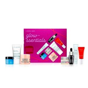 New SUNDAY RILEY, Belif, LANCÔME, Clarins, CLINIQUE, It Glow Essentials Kit.